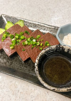 鴨血（ヤーシュエ）のレバ刺し風-レシピのメイン写真