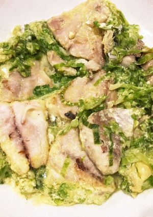 アジとキャベツのココナッツミルク煮-レシピのメイン写真