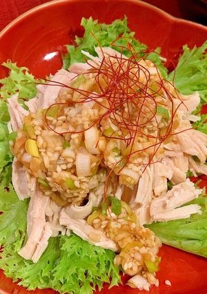 『食べるネギだれ』でさっぱり棒棒鶏-レシピのメイン写真