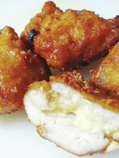 チーズ入り鶏むね肉唐揚げ-レシピのメイン写真