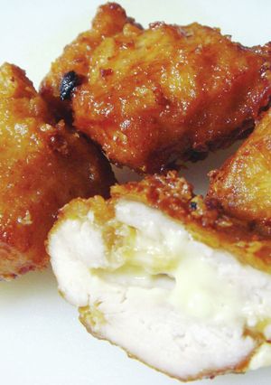 チーズ入り鶏むね肉唐揚げ-レシピのメイン写真