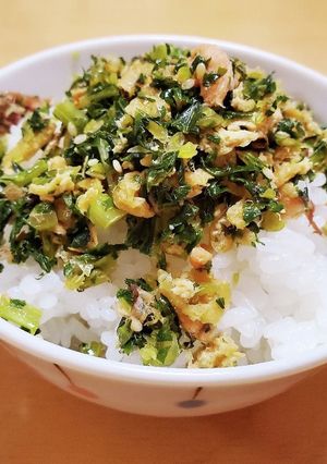 大根の葉と四種のふりかけ-レシピのメイン写真