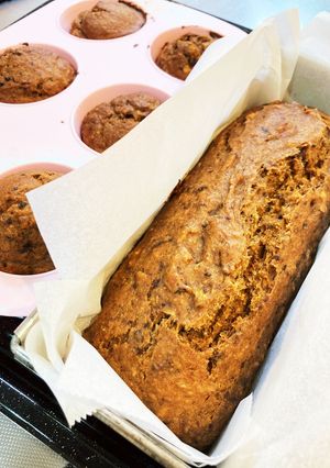 おから入りバナナプルーンケーキ-レシピのメイン写真