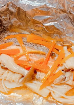 具沢山！サーモンのホイル焼き-レシピのメイン写真