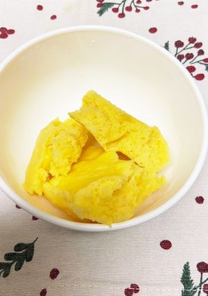 BFで離乳食後期　簡単蒸しパン(コーン)-レシピのメイン写真