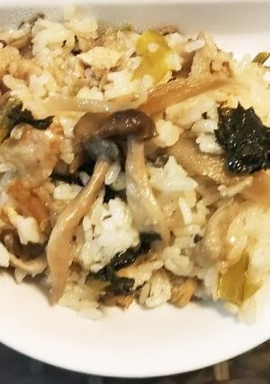 【おふくろの味】菜めし-レシピのメイン写真