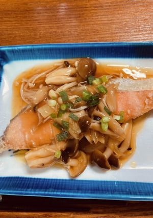 鮭のキノコあんかけ-レシピのメイン写真