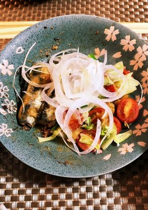 いわし味噌煮缶のアレンジ-レシピのメイン写真