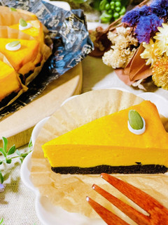 ハロウィンに◎かぼちゃのチーズケーキ風♡-レシピのメイン写真