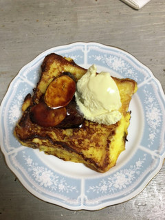 カフェ風 焼き芋ブリュレフレンチトースト-レシピのメイン写真