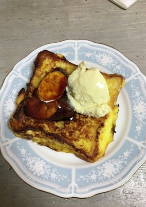 カフェ風 焼き芋ブリュレフレンチトースト-レシピのメイン写真