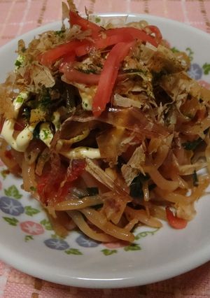 お好み焼き味のモヤシ炒め-レシピのメイン写真