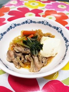 豚こまで簡単 すき焼き風煮込み-レシピのメイン写真