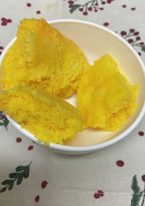 離乳食後期　簡単蒸しパン(人参チーズ)-レシピのメイン写真