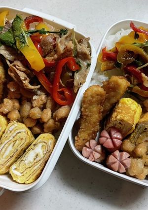 学生弁当（2021.9.15）-レシピのメイン写真