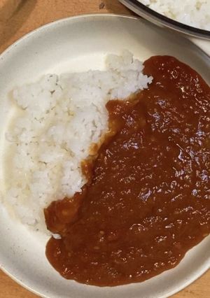具材あとの乗せで!煮込まないトマトカレー-レシピのメイン写真