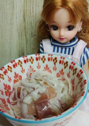 リカちゃん♡生ハム玉ねぎマヨ春雨⋆˖-レシピのメイン写真