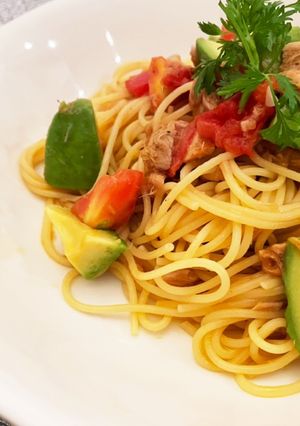 アボカドとトマトとツナのパスタ♡-レシピのメイン写真