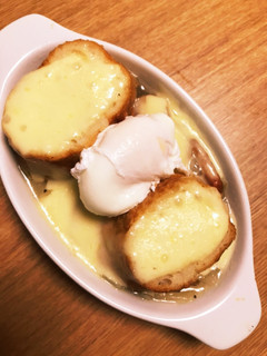 ポーチドエッグの玉ねぎにんにくスープ-レシピのメイン写真