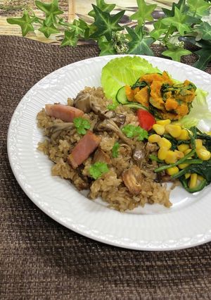 舞茸ベーコンのバター醤油ご飯♪お弁当にも-レシピのメイン写真