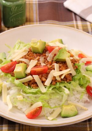 大豆ミートタコライス-レシピのメイン写真