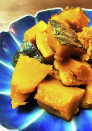 レンチン◎かぼちゃの甘煮◎かんたん-レシピのメイン写真