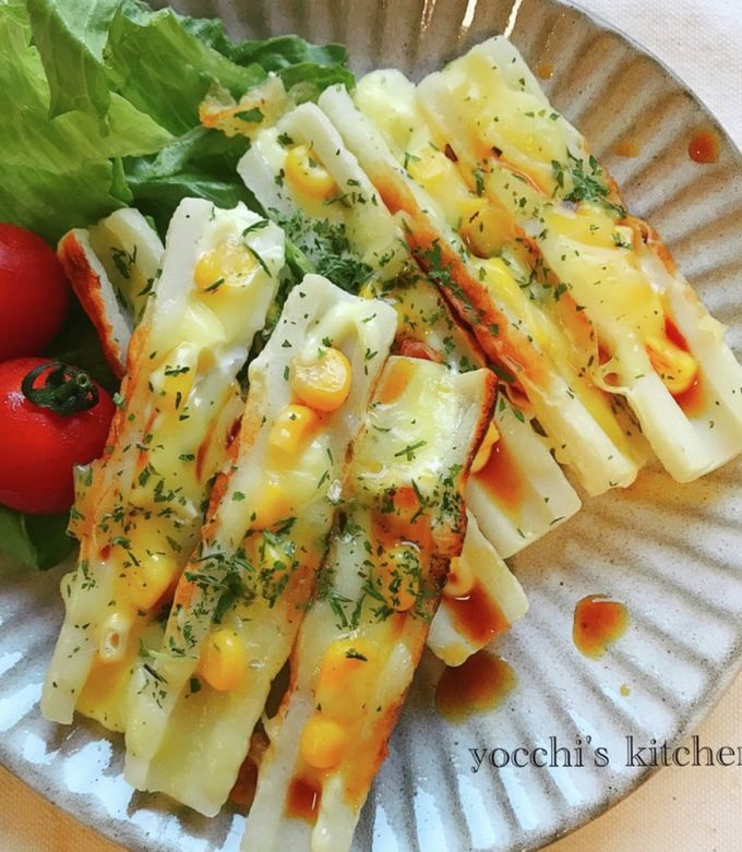 即席5分！ちくわのコーンマヨボート by よっち 【クックパッド】 簡単