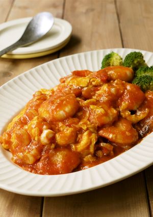 簡単♪エビチリ（ふんわり玉子入り）-レシピのメイン写真
