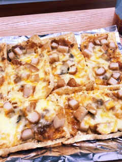 おつまみ 油揚げの味噌チーズ ピザ-レシピのメイン写真
