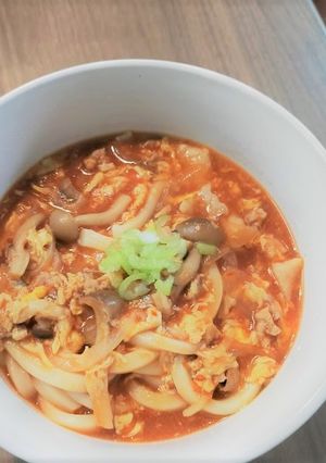 トマたまカレーうどん！子供もOK！-レシピのメイン写真