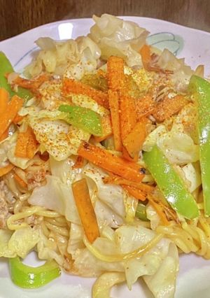 マヨネーズ＆ポン酢で焼きそば-レシピのメイン写真