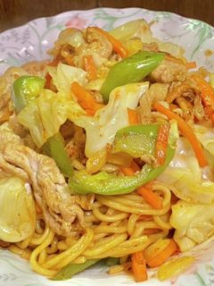 焼肉のタレでニンニク香るピリ辛焼きそば-レシピのメイン写真