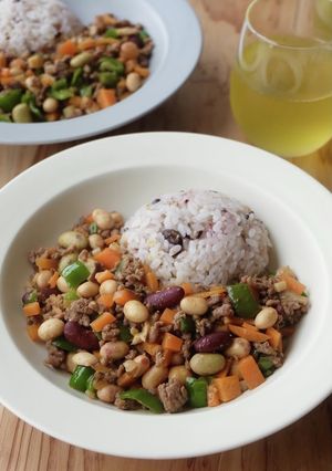 豆と野菜入り♪ヘルシー肉味噌-レシピのメイン写真