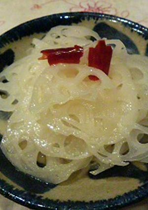 おせち料理に〜れんこんの真っ白甘酢漬け-レシピのメイン写真