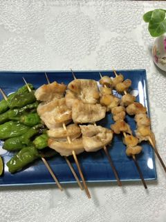 グリルでおうち焼き鳥♬-レシピのメイン写真