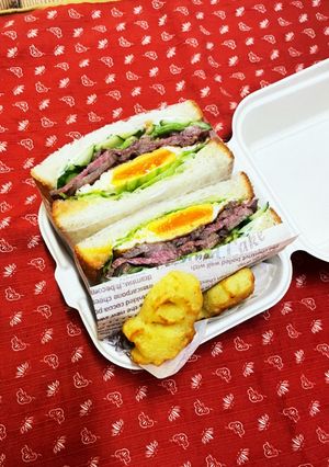 10/23 サンドイッチ 弁当-レシピのメイン写真