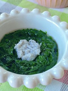ほうれん草としらすのとろとろ煮(中期)-レシピのメイン写真