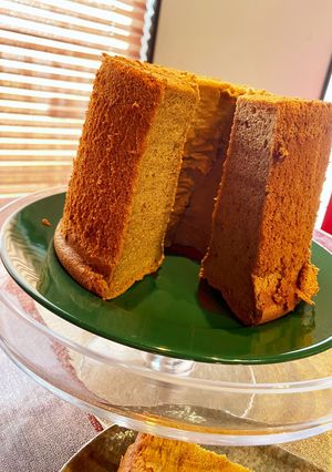 珈琲シフォンケーキ☆14cmトール型-レシピのメイン写真