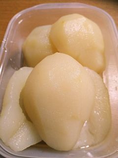 洋なしのコンポート-レシピのメイン写真