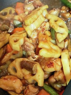 鶏ももと根菜の甘酢煮-レシピのメイン写真