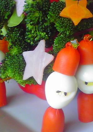 クリスマス！簡単　サンタクロース-レシピのメイン写真