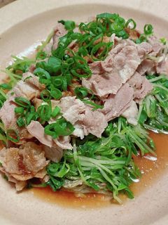 豆苗豚しゃぶ♪-レシピのメイン写真
