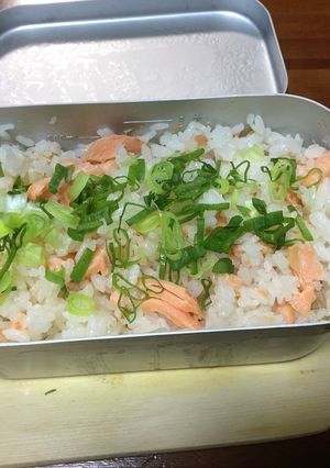 メスティンで放ったらかしシャケご飯-レシピのメイン写真