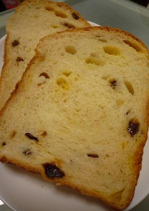 ラムレーズン×オレンジチョコの食パン-レシピのメイン写真