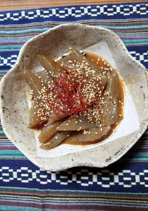 ヨウサマの減塩こんにゃくの赤味噌あんかけ-レシピのメイン写真