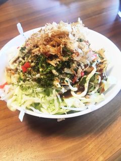 加熱なし!お好み焼き風キャベツサラダ-レシピのメイン写真