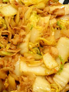 豚バラと白菜のジャン炒め-レシピのメイン写真