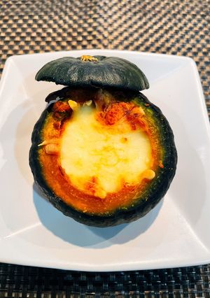 坊ちゃん南瓜 DE グラタン＊ハロウィン-レシピのメイン写真