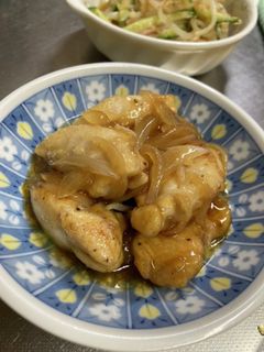 ささみと玉ねぎの甘辛炒め-レシピのメイン写真