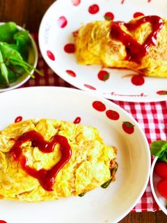 昭和レトロな喫茶店の味♡オムライス-レシピのメイン写真